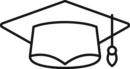 Graduation cap symbolizes the culmination of education, celebrating academic success and new beginnings