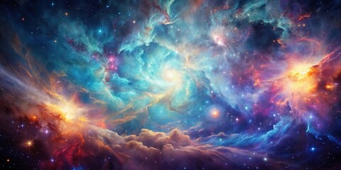 Fototapeta premium cosmic canvas adorned with dynamic shade close-up
