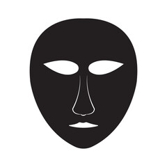 face mask icon illustration design template