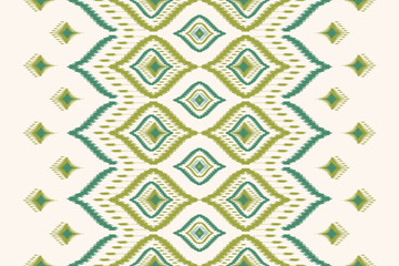 Rug ikat pattern Aztec style. Ethnic oriental seamless pattern in tribal. folk embroidery, American, Mexican for fabric, carpet, textile, clothing, batik, motif.