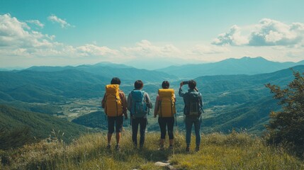 Go For a Ride Day Adventure Group Enjoys Scenic Mountain Vista on Earth Day and World Tourism Day
