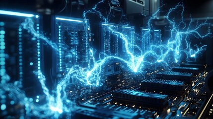 Database servers computing supercharged with electricity