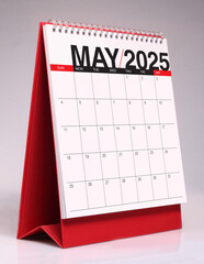 May 2025 desk calendar