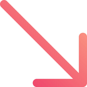 down right arrow
