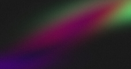 Abstract dark purple magenta blue green black color grainy gradient backdrop design. Soft colorful noisy gradient, Vibrant color wave shaped, glowing colors, bright, shine, banner or poster