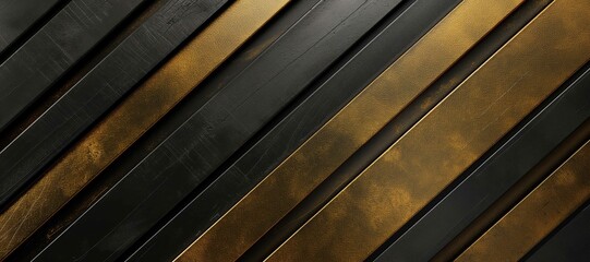 Obraz premium gold black slanted rusty iron wall background 4