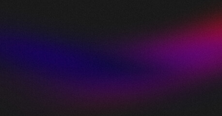 Abstract dark red purple blue black color grainy gradient backdrop design. Soft colorful noisy gradient, Vibrant color wave shaped, glowing colors, bright, shine, banner or poster
