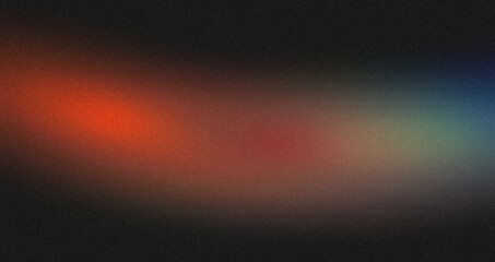 Abstract dark magenta red blue black color grainy gradient backdrop design. Soft colorful noisy gradient, Vibrant color wave shaped, glowing colors, bright, shine, banner or poster