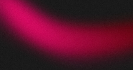 Abstract dark black magenta pink color grainy gradient backdrop design. Soft colorful noisy gradient, Vibrant color wave shaped, glowing colors, bright, shine, banner or poster
