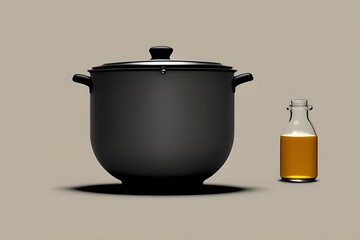 Professional Chef Cooking Isolated on White Background   Generative AI illustration