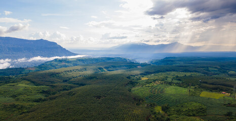 Bolaven Plateau, Laos: Vast Aerial Perspective