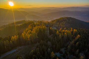 Beskid Sądeckie, Muszyna wieża widokowa © Maciej G. Szling