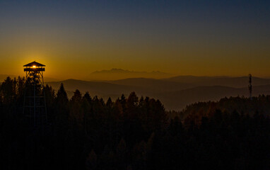Beskid Sądeckie, Muszyna wieża widokowa © Maciej G. Szling