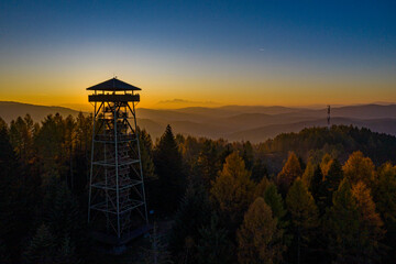 Beskid Sądeckie, Muszyna wieża widokowa © Maciej G. Szling
