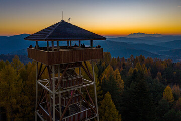 Beskid Sądeckie, Muszyna wieża widokowa © Maciej G. Szling