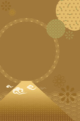 Japanese New Year Abstract background illustration