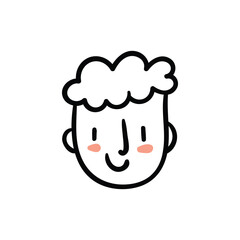 boy icon illustration