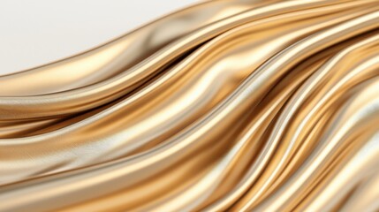 Obraz premium Abstract Golden Fabric Texture Background Smooth Luxurious Elegant Design