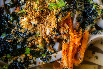 Buckwheat Jelly Rice Soup, Korean Cuisine