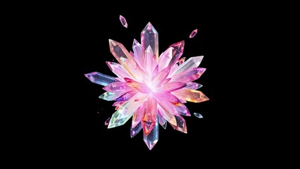 Obraz premium Mystical Crystal Shards - Enchanted Stones of Magic