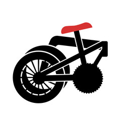 Icon Sign of a Foldable Bike