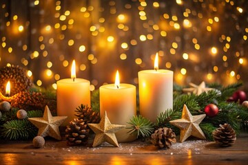 A Christmas Bokeh Digital Photography Backdrop featuring soft, blurred lights in festive colors. Perfect for holiday photoshoots, it creates a warm, magical atmosphere, ideal for capturing the spirit 