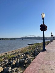 street lamp on the coast