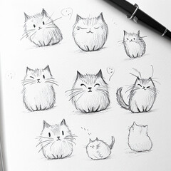 Cat Drawings