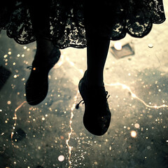 feet in lightning