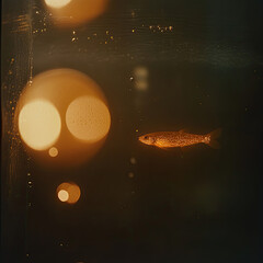 fish sepia