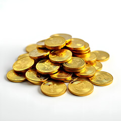 "Stack of Gold Coins | Wealth, Investment, and Financial Success Concepts"