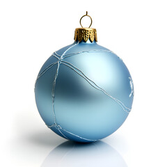 "Elegant Blue Christmas Ornament with Snowflake Design | Holiday Decoration Ideas"