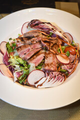 grilled beef steak