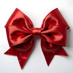 "Stunning Red Bow – Perfect Ribbon for Gift Wrapping and Decorations"
