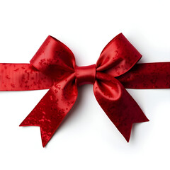 "Stunning Red Bow – Perfect Ribbon for Gift Wrapping and Decorations"