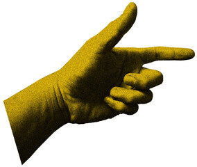 Hand images for graphic design