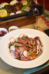 grilled beef steak