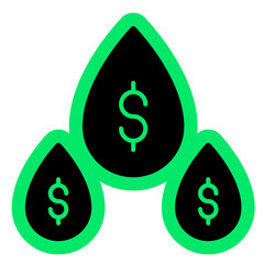 Liquidity money Icon