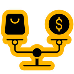 Liquidity money Icon