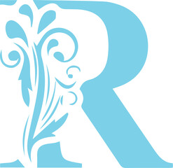 Alphabet art color signs letters design