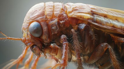 Close-up of a Brown Bug