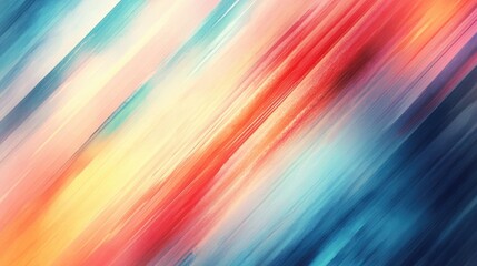 Watercolor illustration featuring blurred diagonal lines with an elongated background effect
