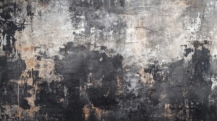 Obraz premium Black wall grunge background. Grunge texture