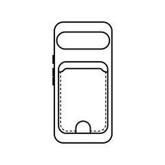Case Card Holder Smartphone Icon For Logo And More