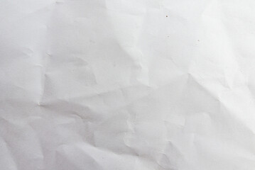 white crumpled paper background