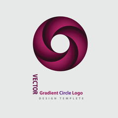 Colorful Gradient Circle Logo.