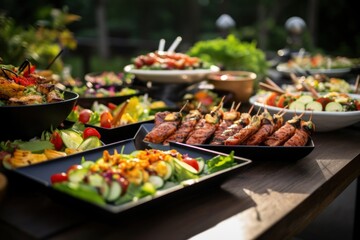 Obraz premium Party food celebration buffet.