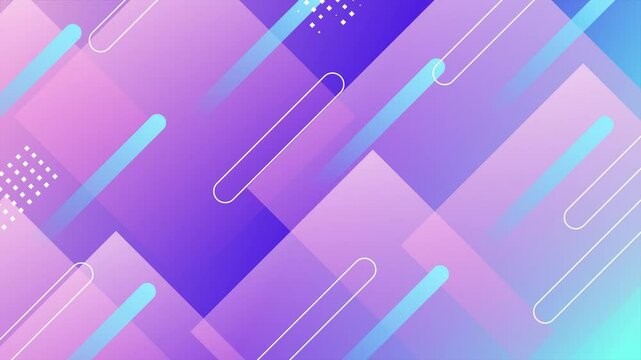 dynamic modern geometric shape formation abstract stylish background seamless 4k video background motion pop art design