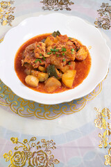 chicken with potatoes