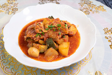chicken with potatoes